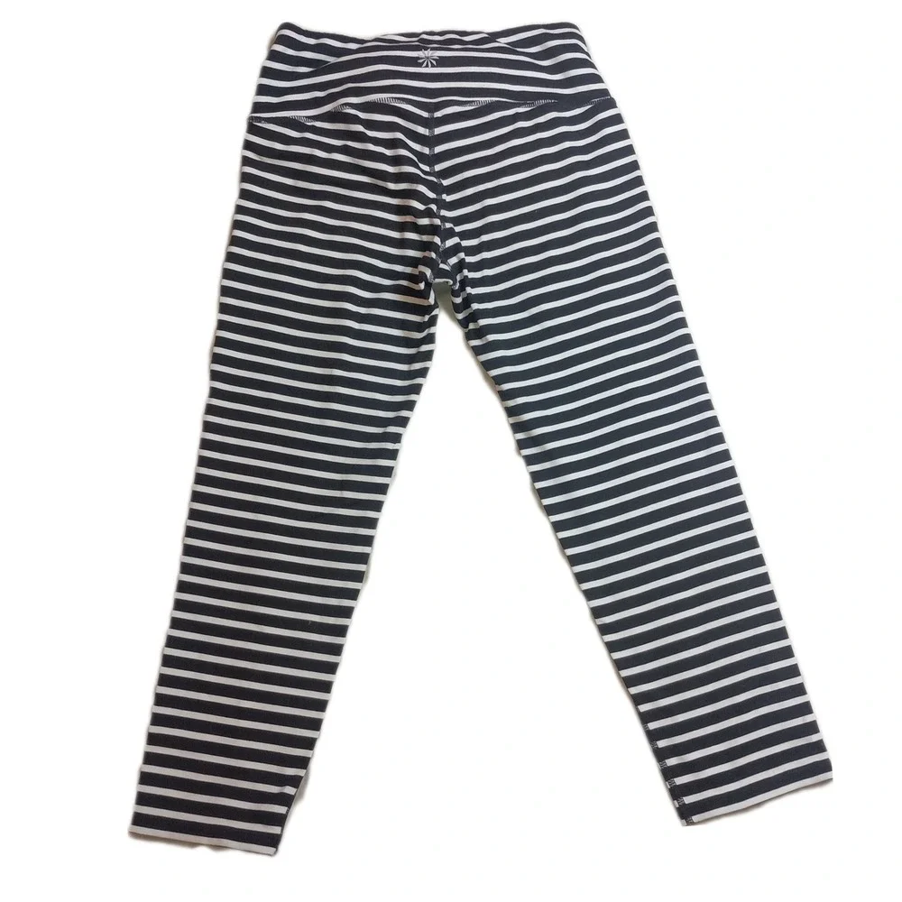 Athleta‎ Stripes Chaturanga Capri Leggings SKU530